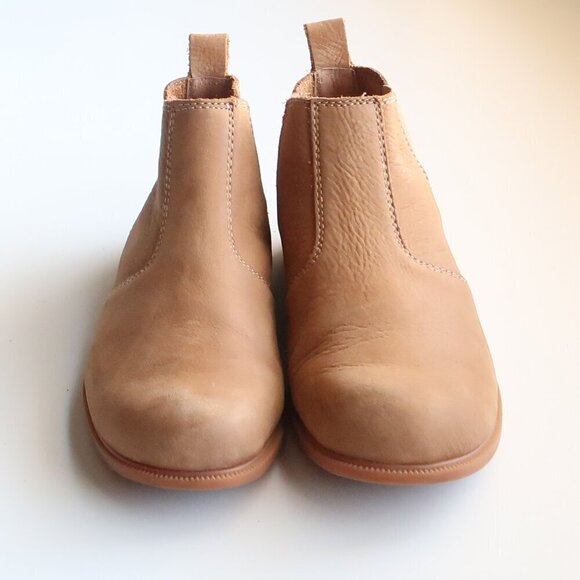 Kodiak Tan Nubuck Leather Low-Rider Original Pull-on Chelsea Ankle Boots Booties - Picture 12 of 16